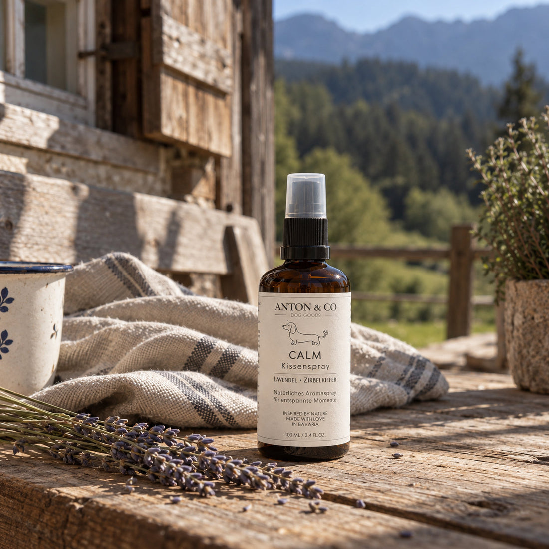 CALM - Kissenspray mit Lavendel und Zirbe